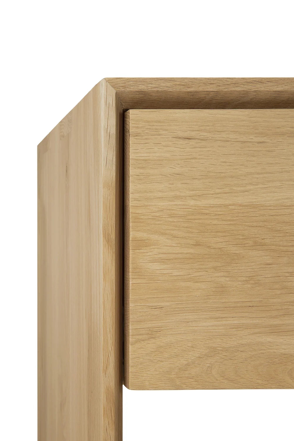 Luxury Oiled Oak TV Cupboard Modern Italian Style for Villa