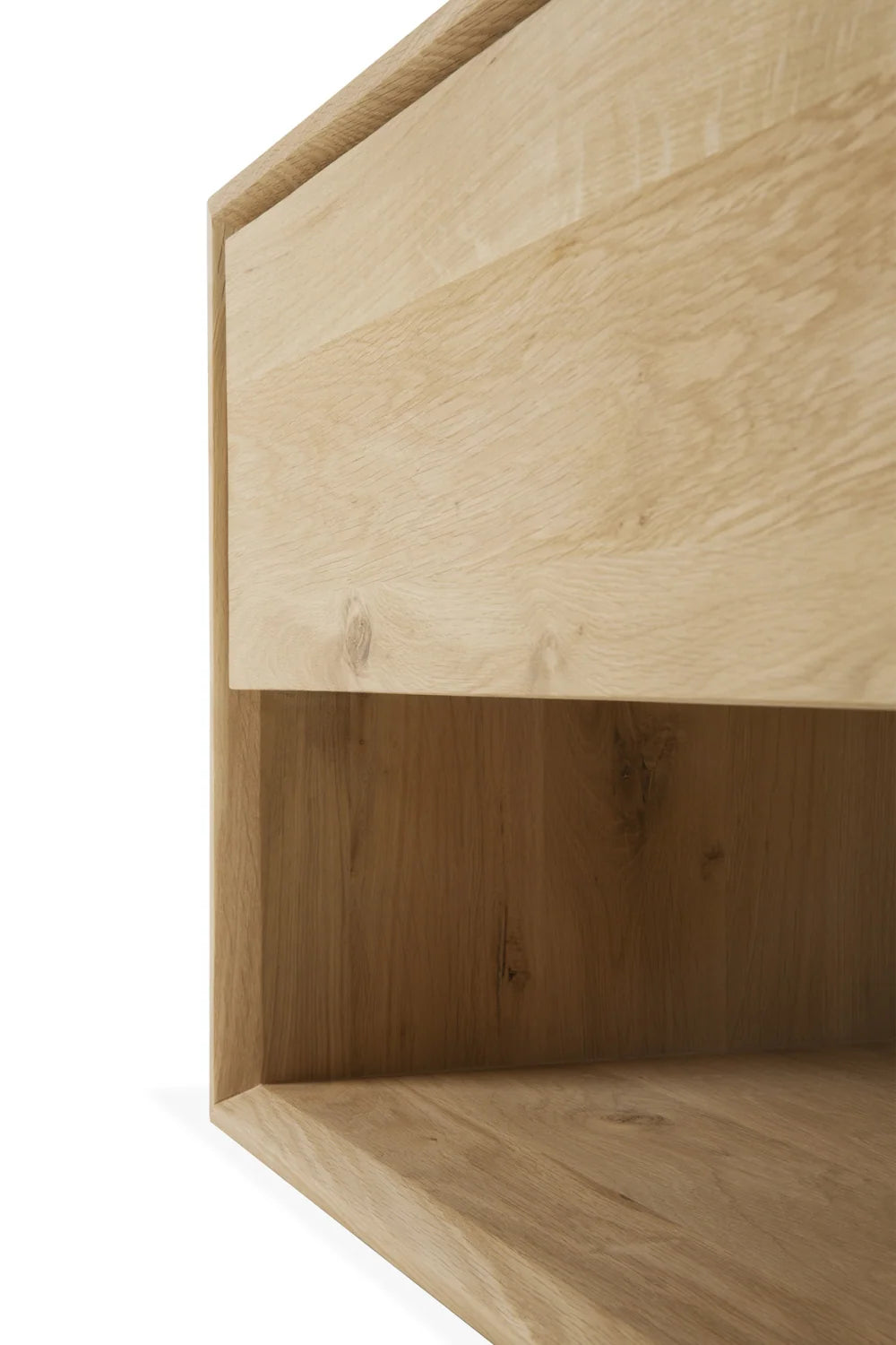 Luxury Oiled Oak TV Cupboard Modern Italian Style for Villa