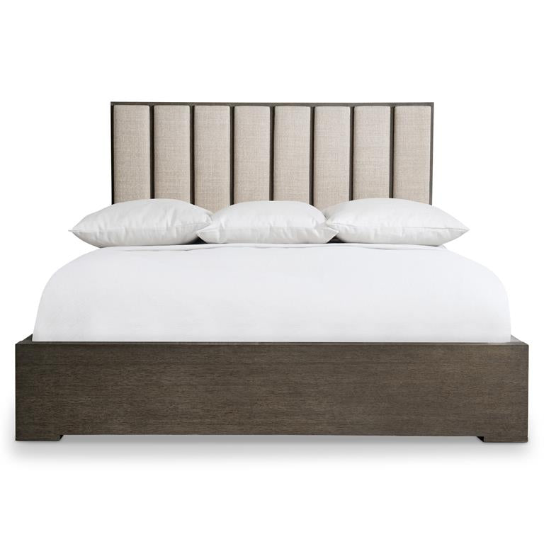 Luxury Omeir Fabric Panel Bed Modern Italian Style for Villa