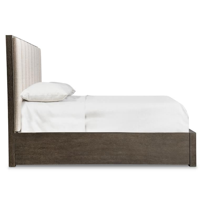 Luxury Omeir Fabric Panel Bed Modern Italian Style for Villa