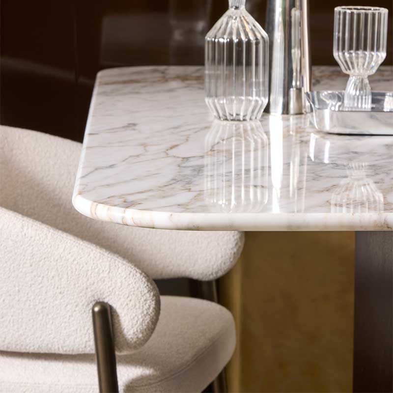 Luxury Onno Snack Dining Table Modern Italian Style for Villa