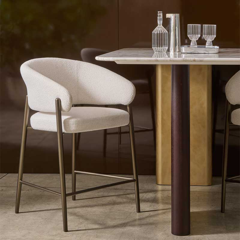 Luxury Onno Snack Dining Table Modern Italian Style for Villa