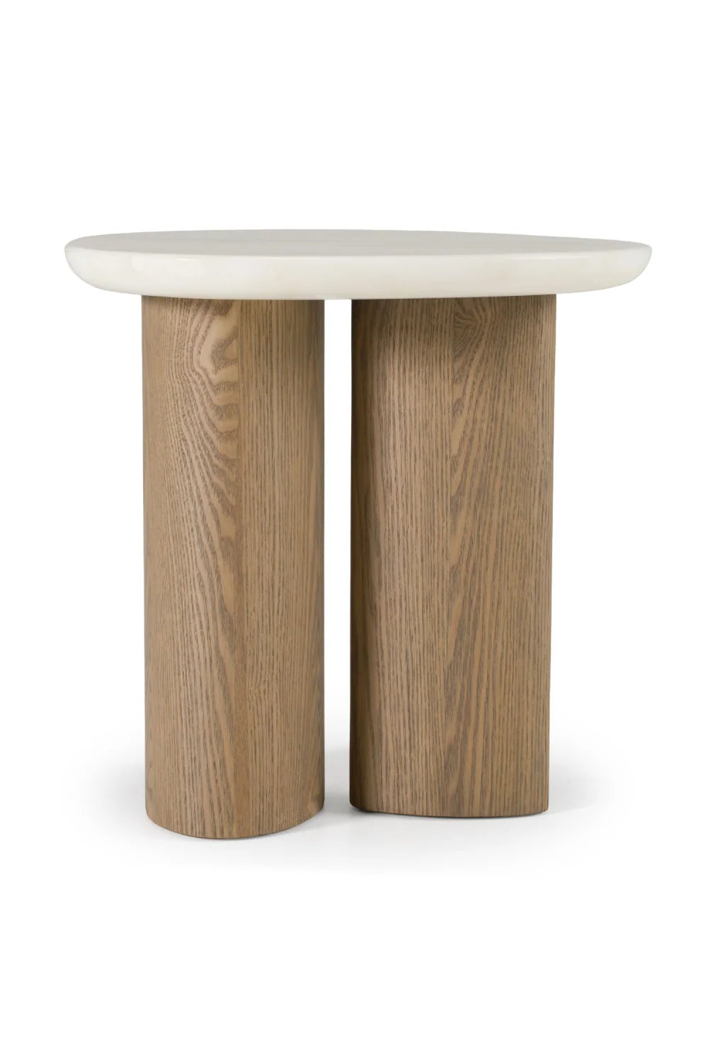 Luxury Onyx Wood Nesting Coffee Table Modern Italian Style for Villa