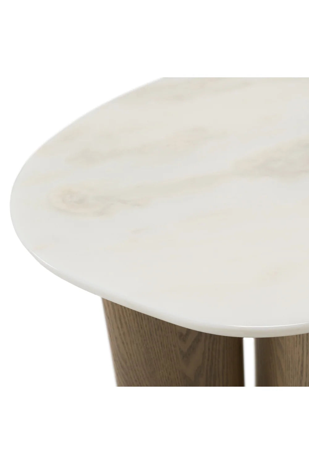 Luxury Onyx Wood Nesting Coffee Table Modern Italian Style for Villa