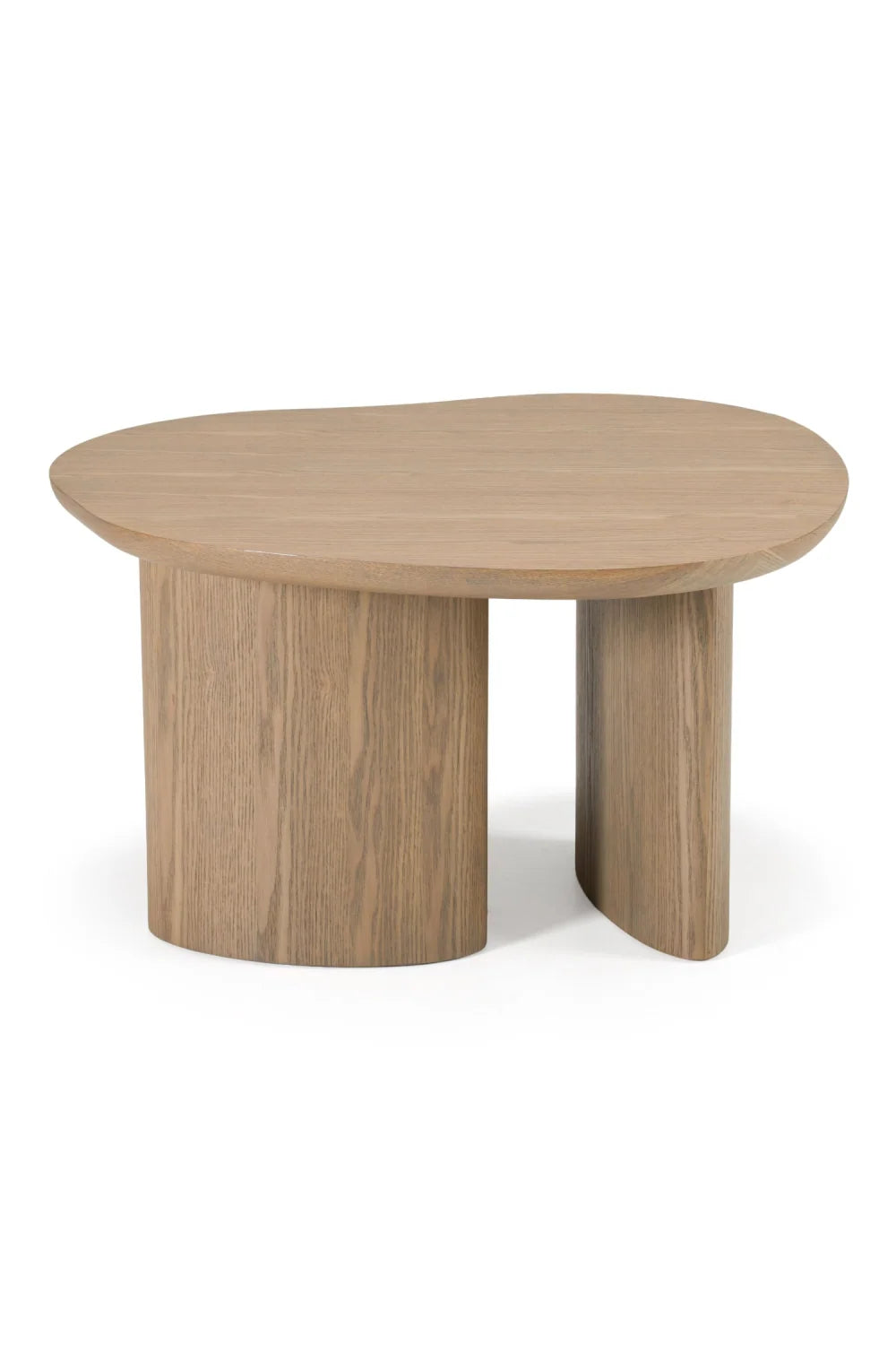 Luxury Onyx Wood Nesting Coffee Table Modern Italian Style for Villa