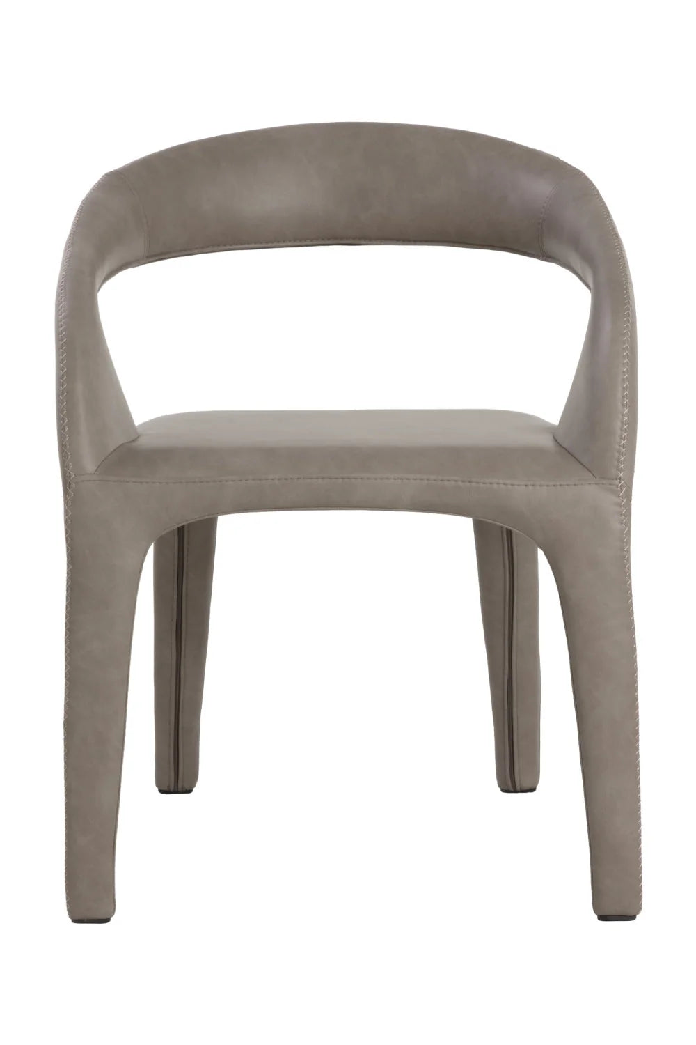 Luxury Open-Back Modern Dining Armchair European Style for Villa