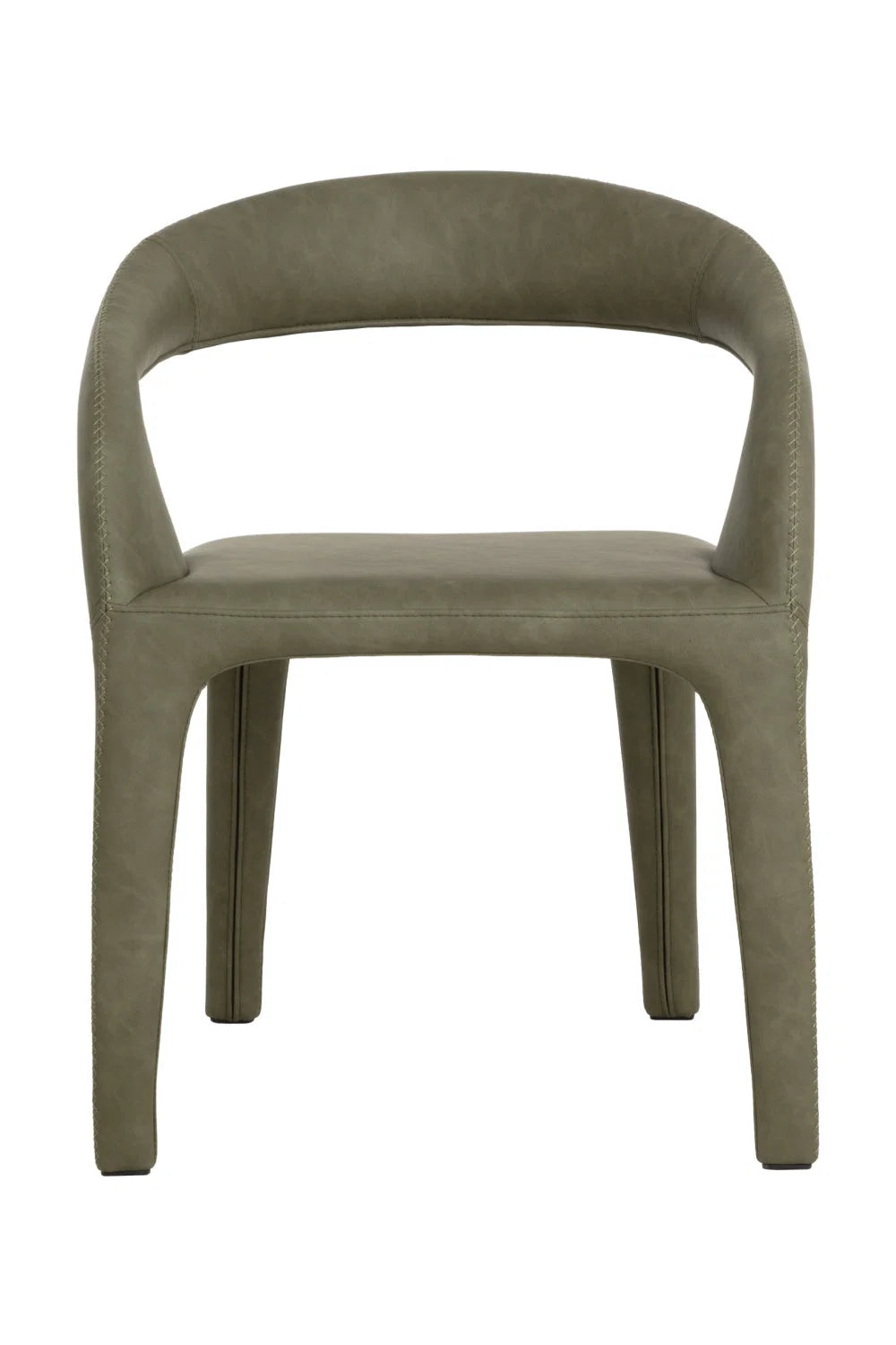 Luxury Open-Back Modern Dining Armchair European Style for Villa