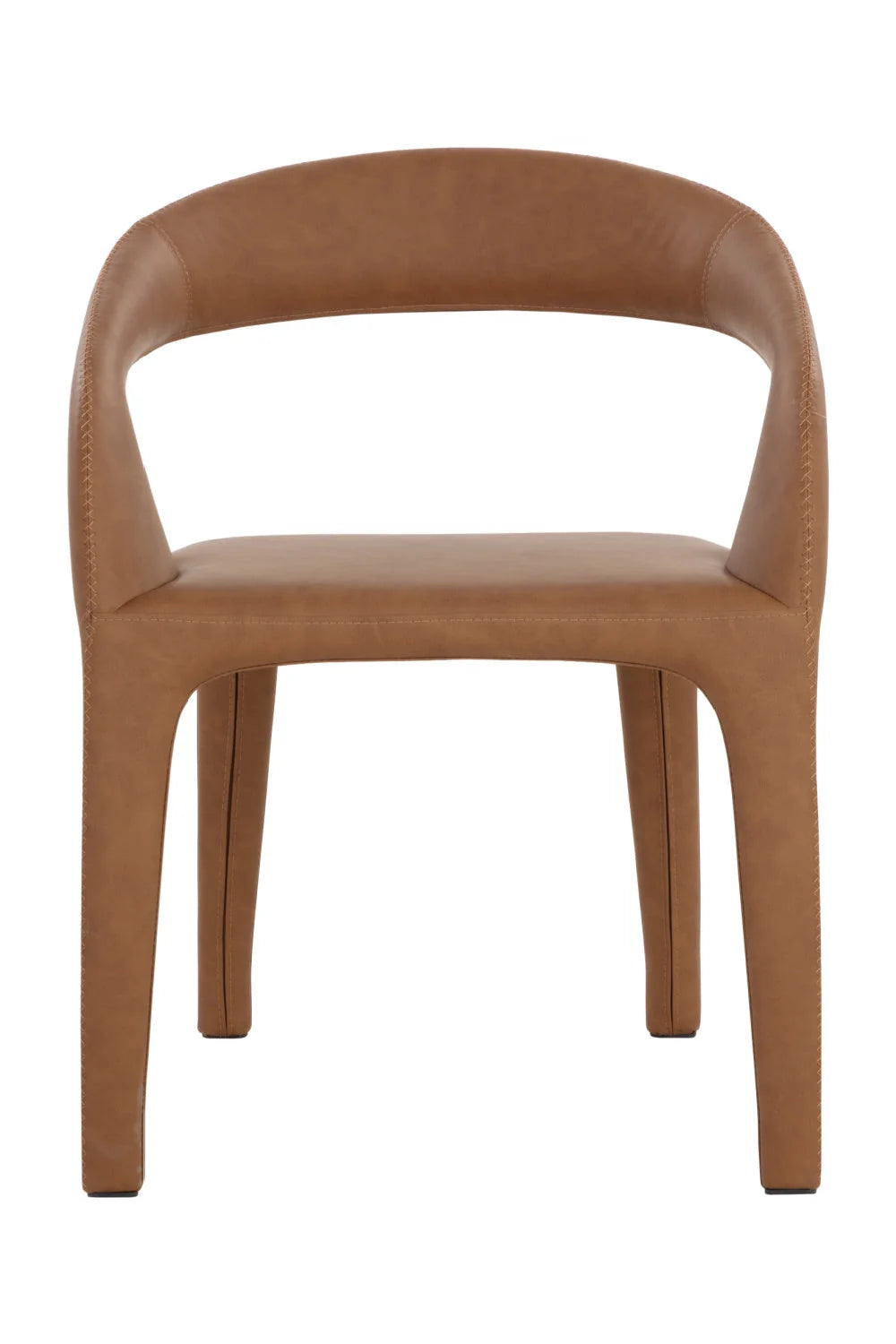Luxury Open-Back Modern Dining Armchair European Style for Villa