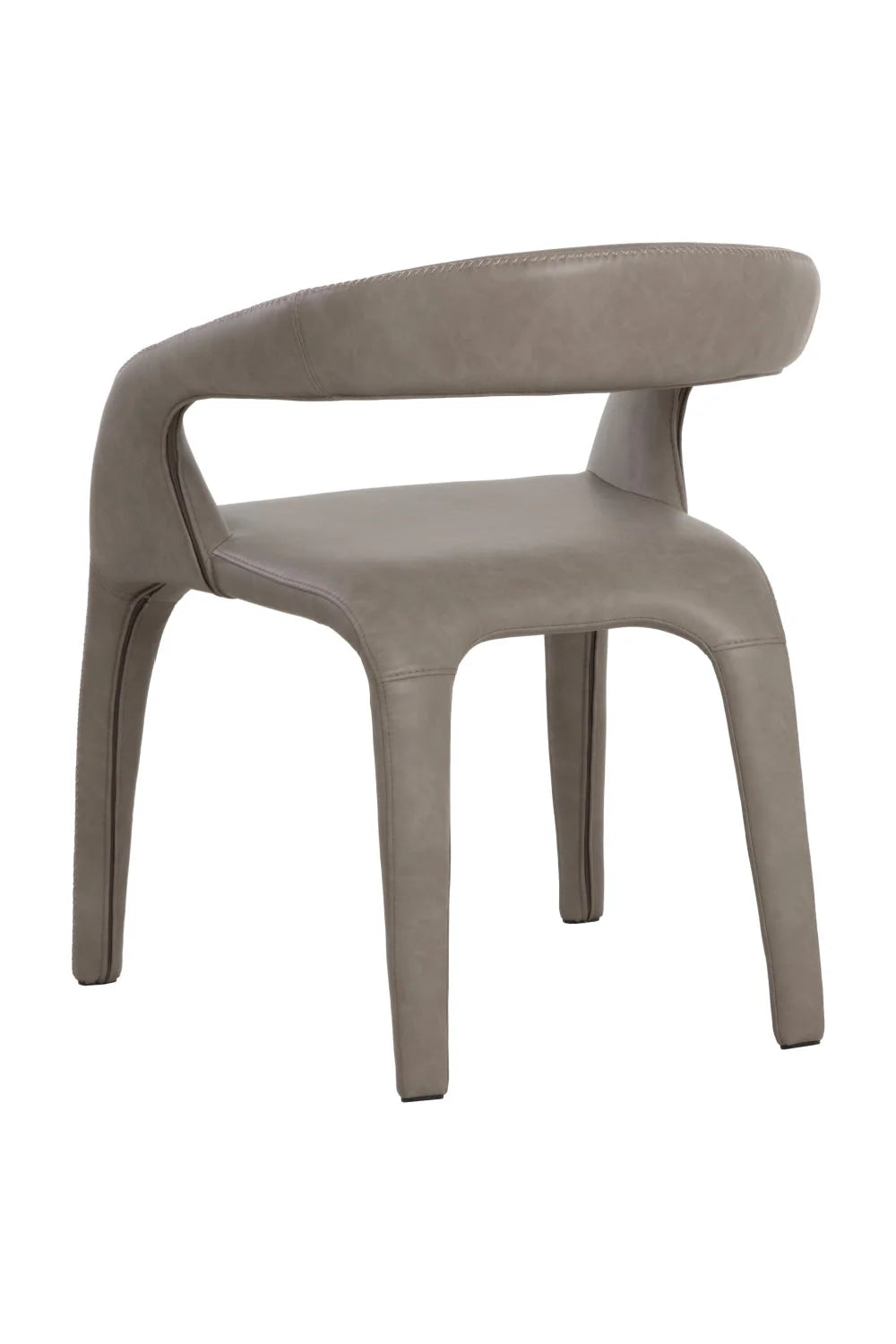 Luxury Open-Back Modern Dining Armchair European Style for Villa
