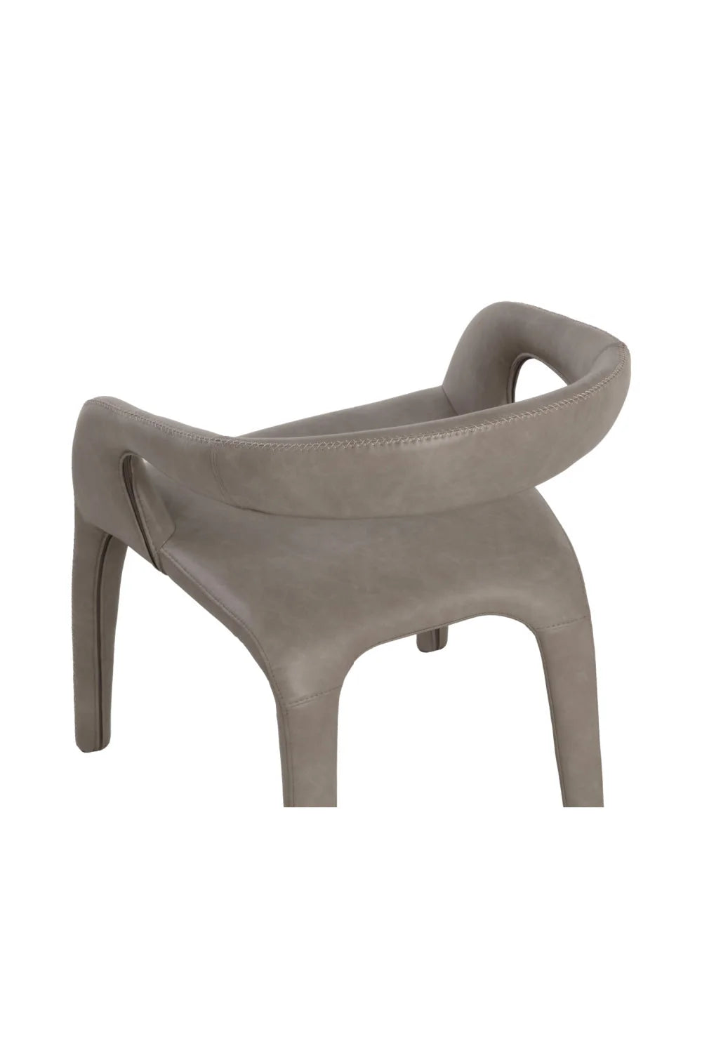 Luxury Open-Back Modern Dining Armchair European Style for Villa