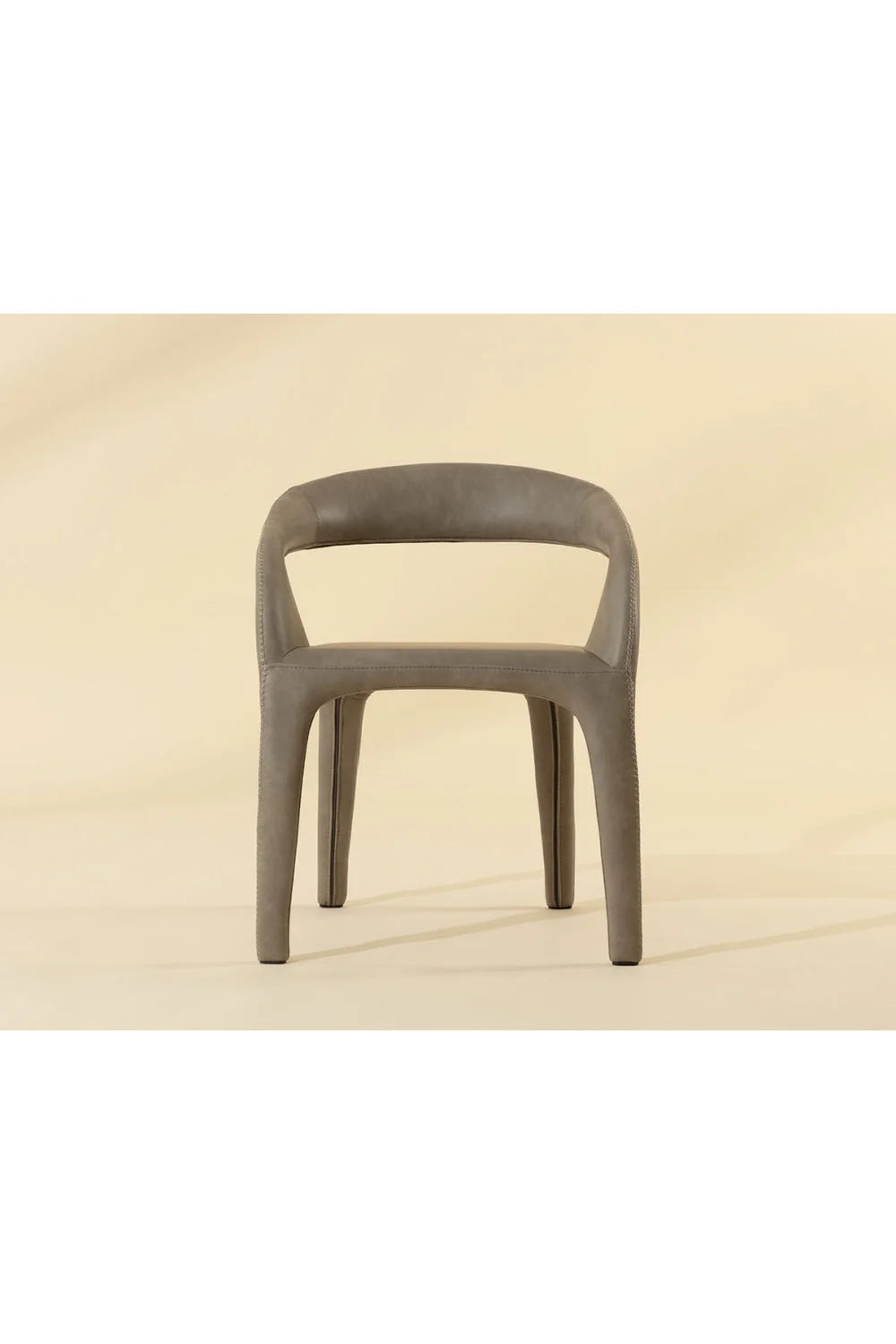Luxury Open-Back Modern Dining Armchair European Style for Villa