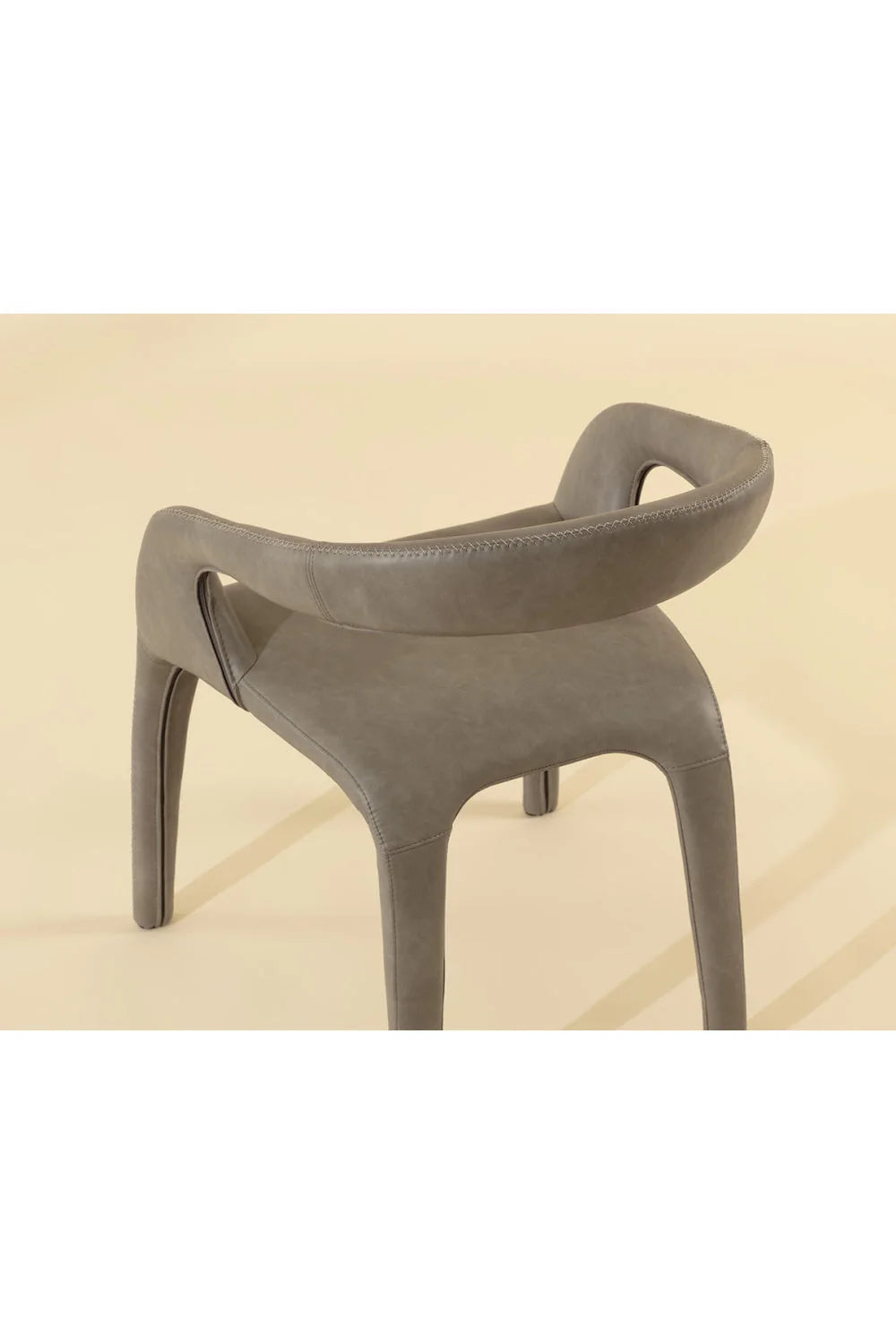 Luxury Open-Back Modern Dining Armchair European Style for Villa