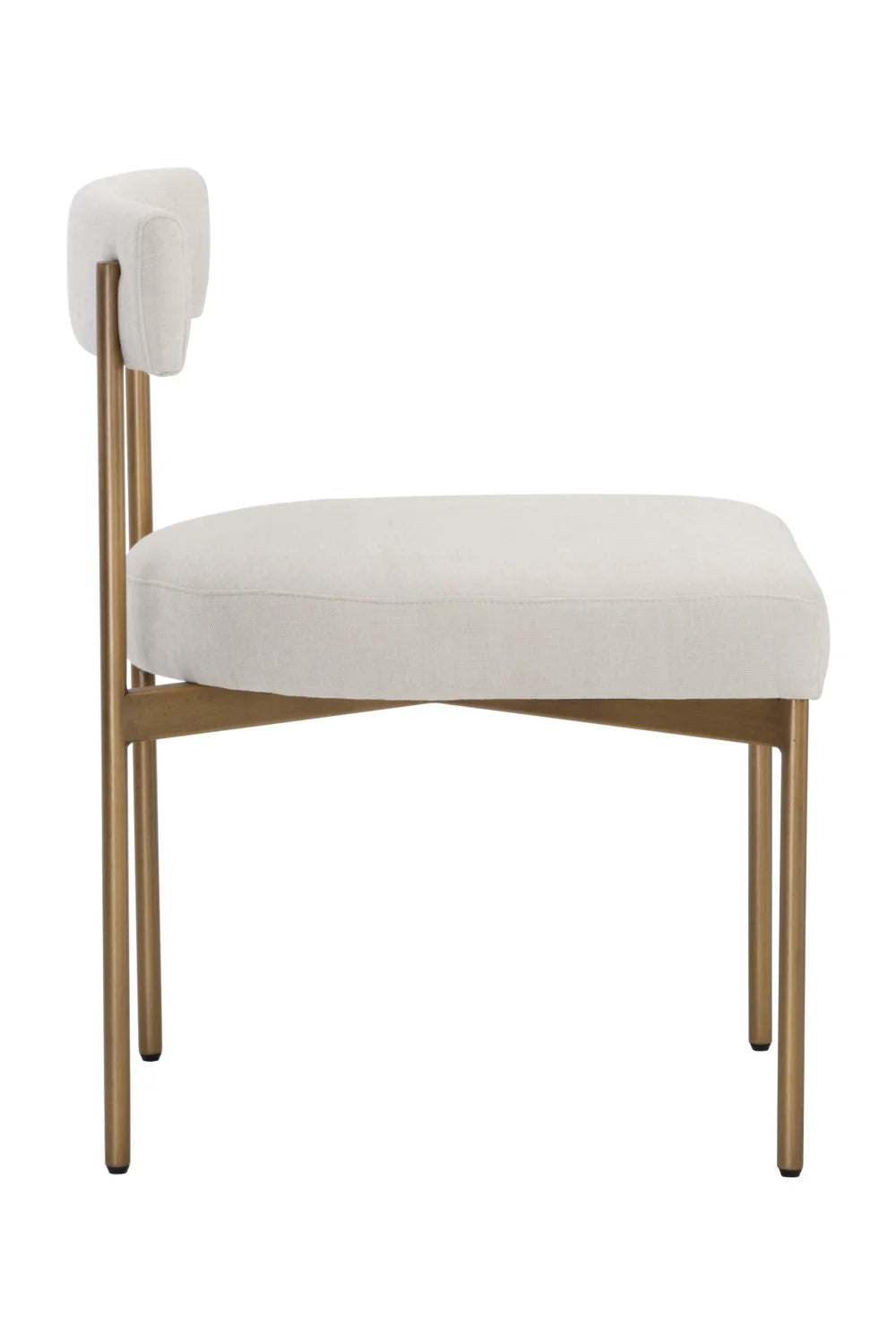 Luxury Open-Back Modern Dining Chair European Style for Villa