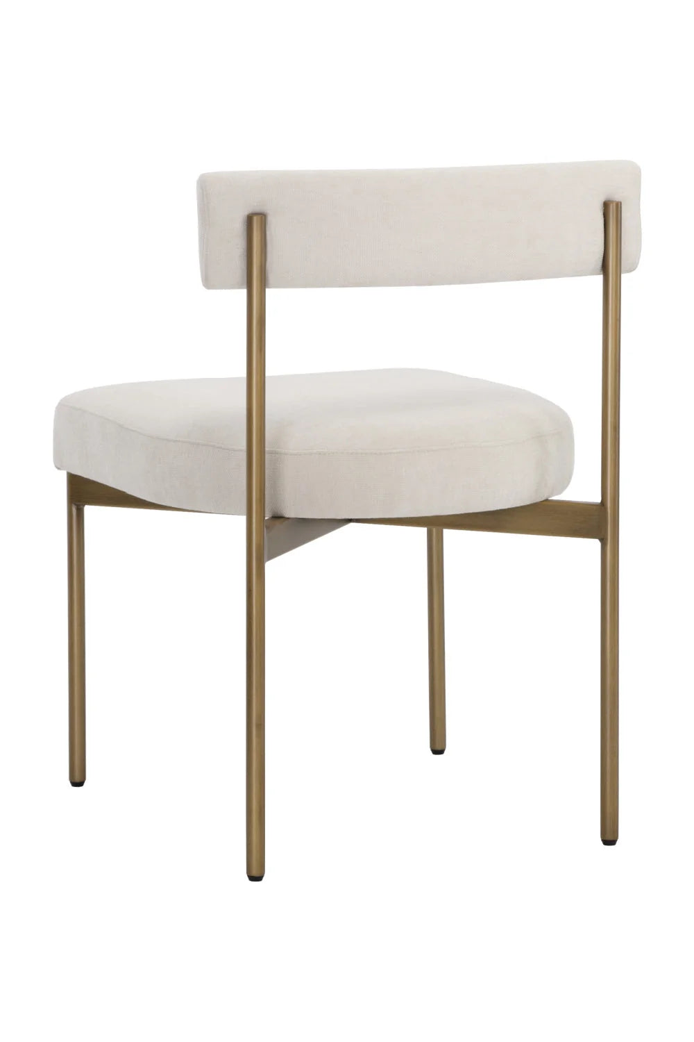 Luxury Open-Back Modern Dining Chair European Style for Villa