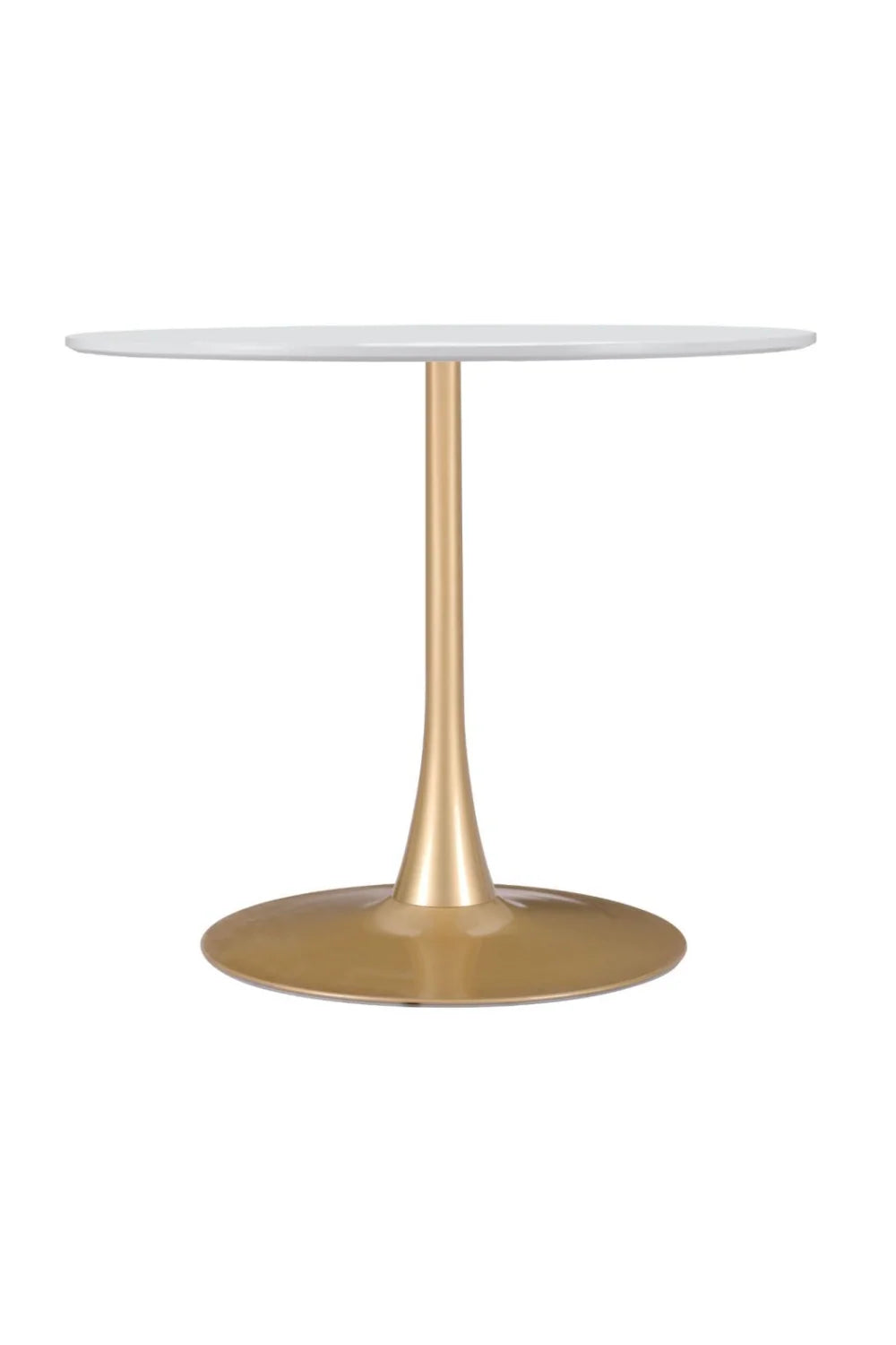 Luxury Opus Round Pedestal Dining Table Modern Italian Style for Villa