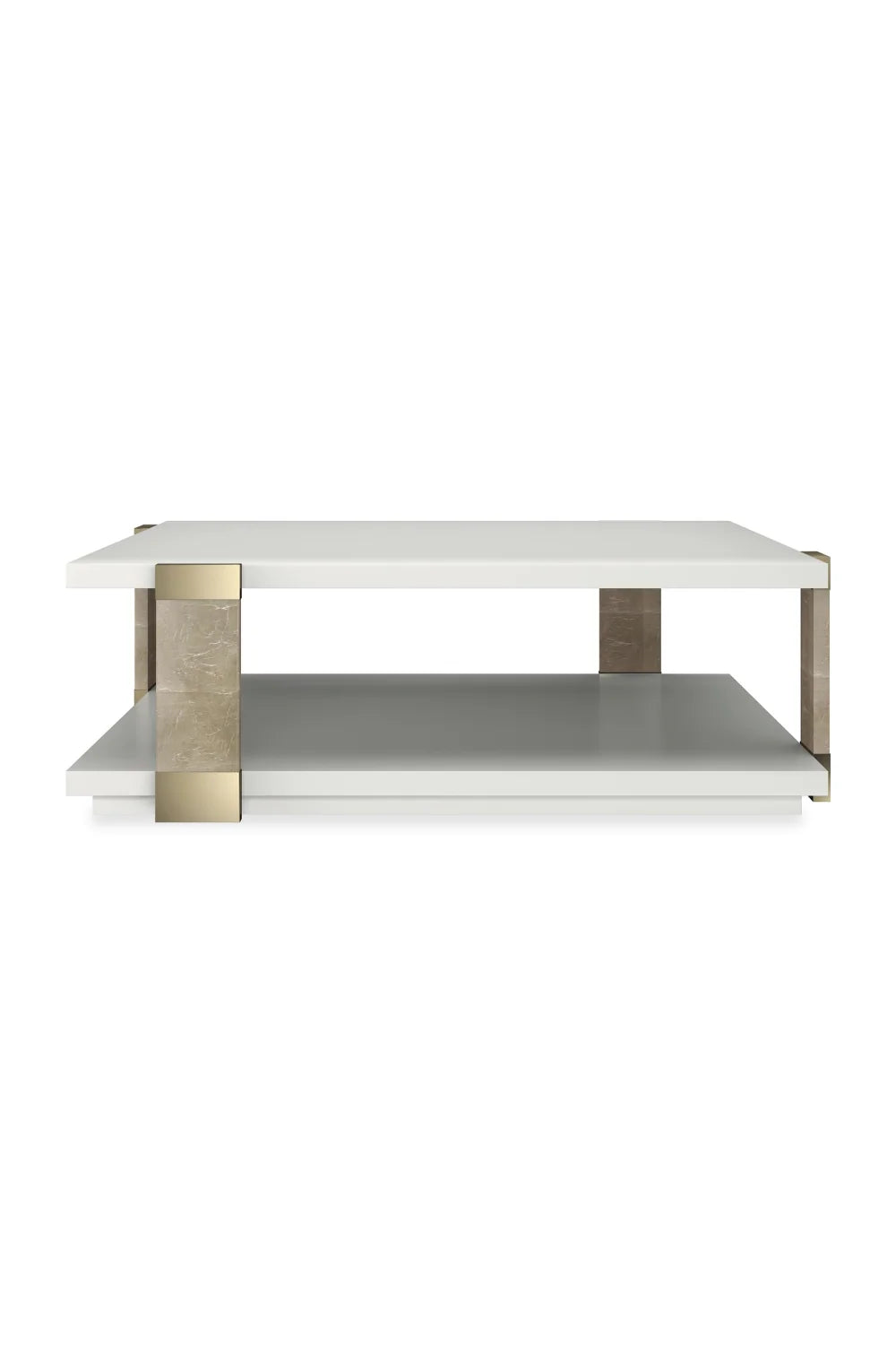 Luxury Oracle Accent Square Coffee Table Modern Italian Style for Villa