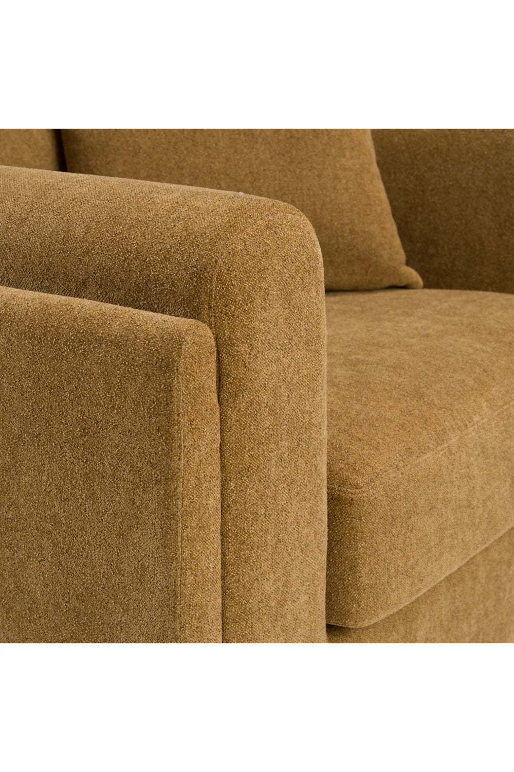 Luxury Orange Fabric Lounge Chair Modern Italian Style for Villa