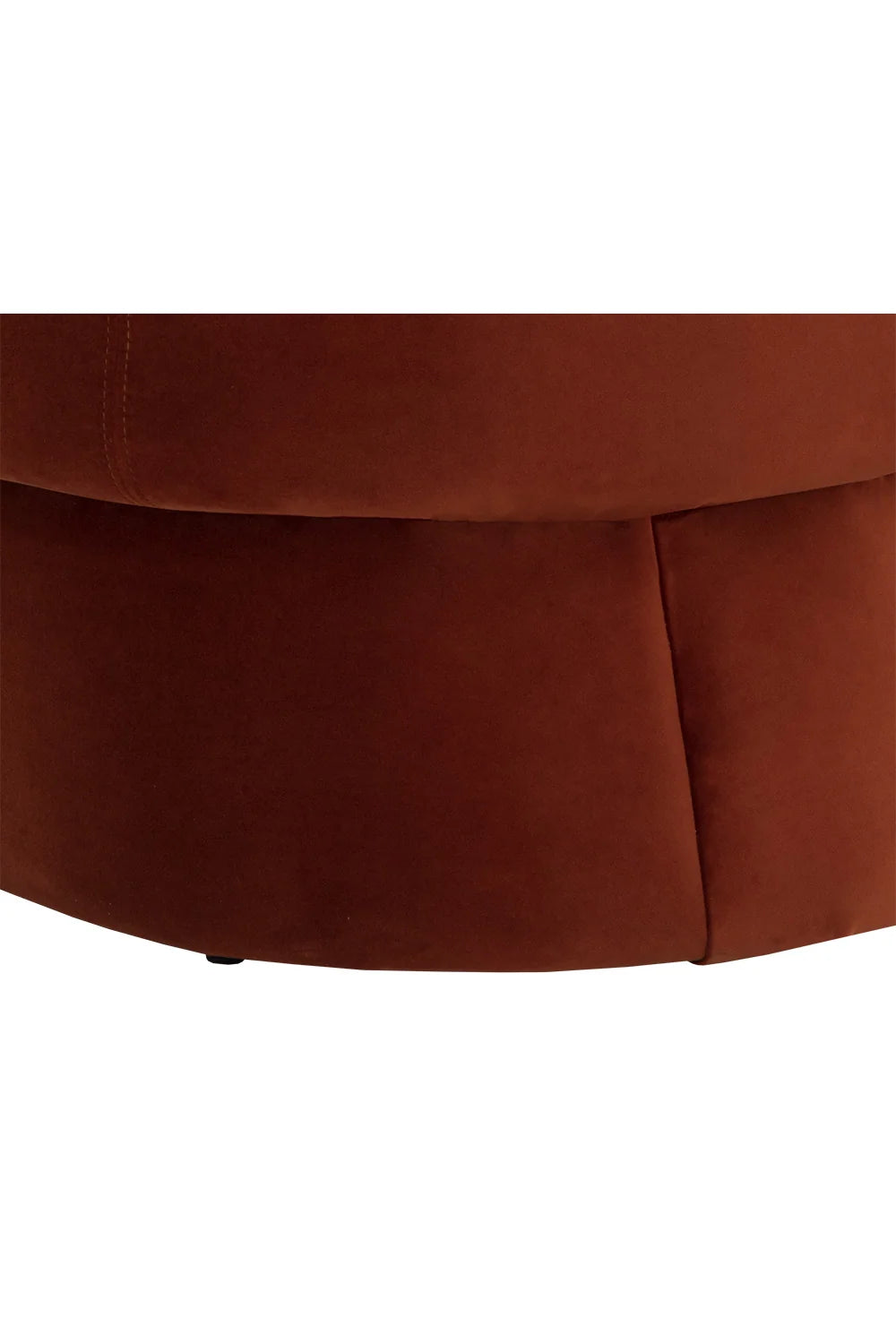 Luxury Orange Fabric Lounge Chair Modern Italian Style for Villa