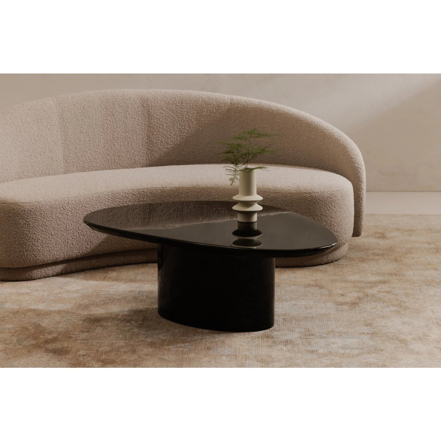 Luxury Organic Lacquered Coffee Table Modern Italian Style for Villa