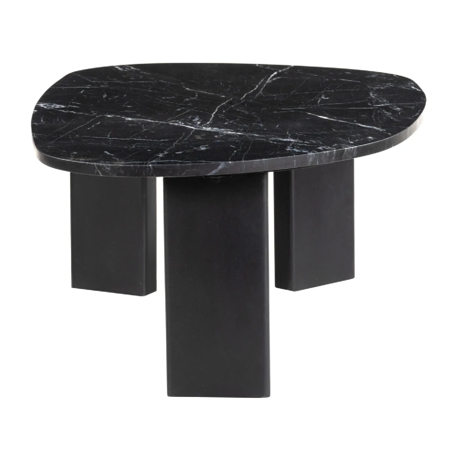 Luxury Organic-Shaped Marble Coffee Table Modern Italian Style for Villa