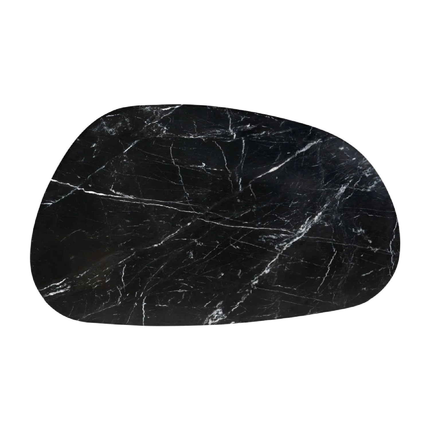 Luxury Organic-Shaped Marble Coffee Table Modern Italian Style for Villa