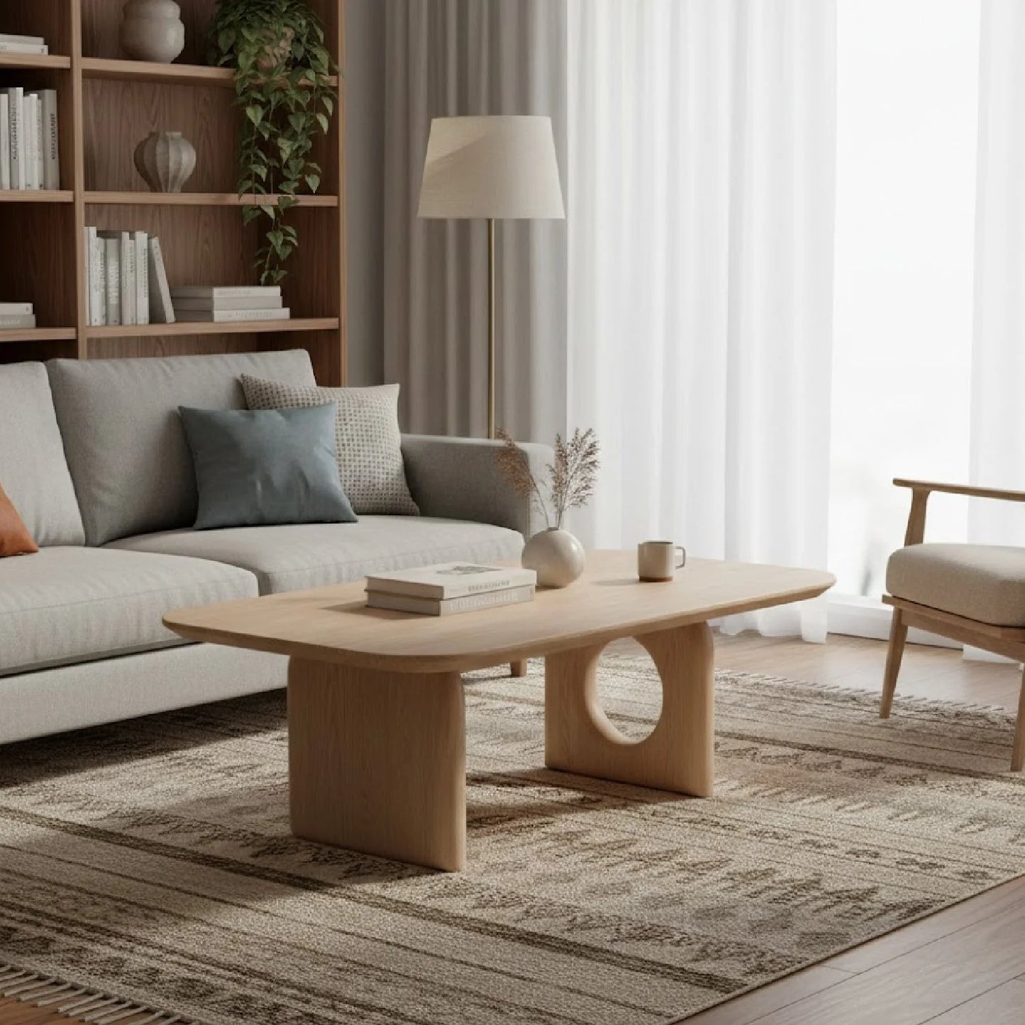 Luxury Osaka Marble Coffee Table Modern Italian Style for Villa
