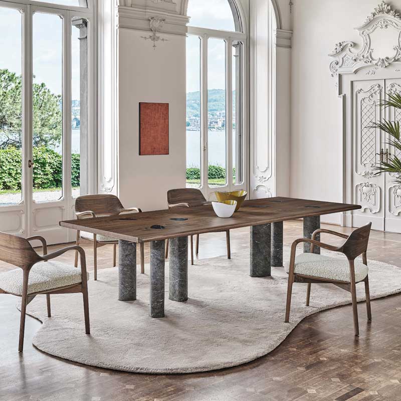 Luxury Osmose Dining Table Modern Italian Style for Villa