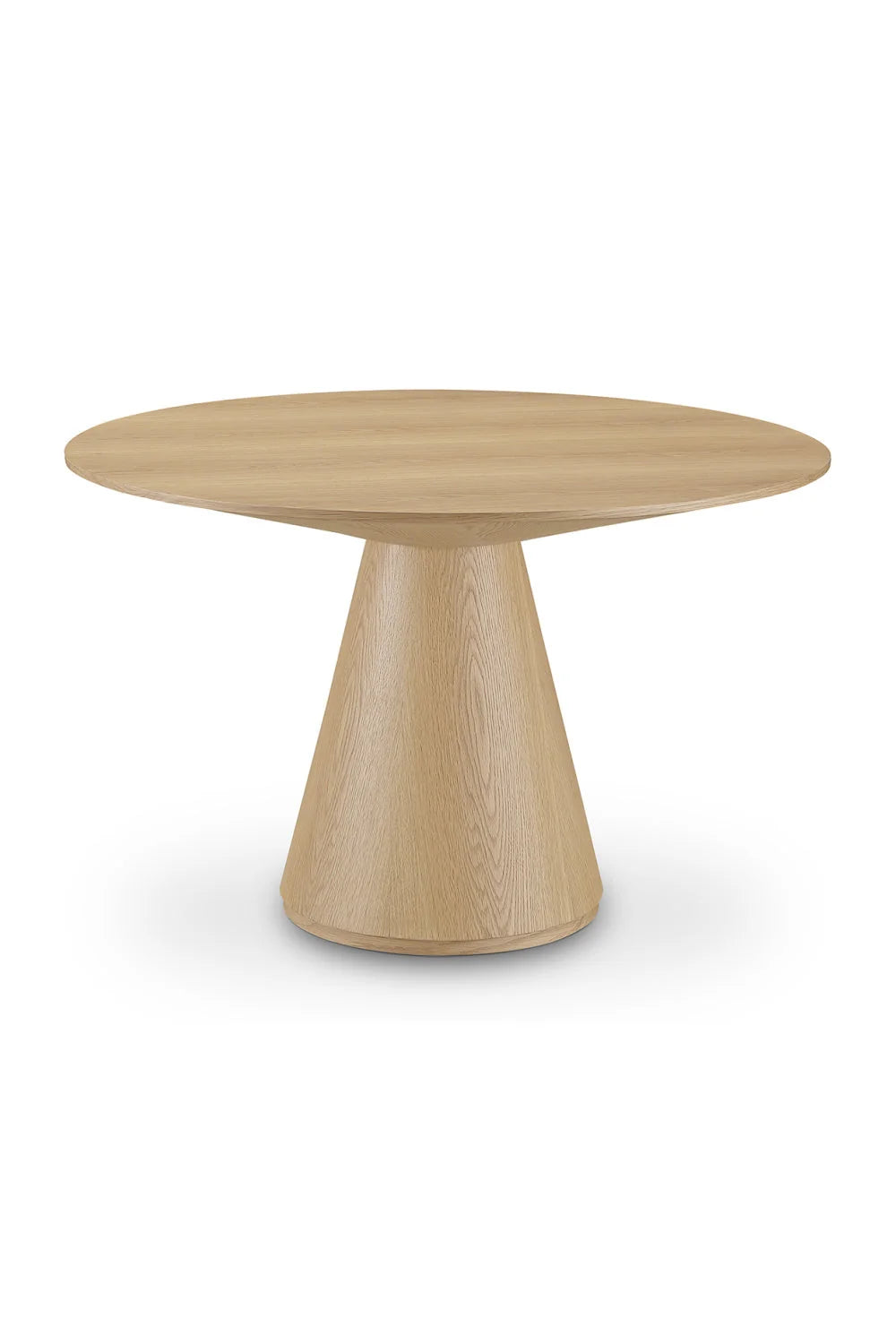 Luxury Otago Round Oak Dining Table Modern Italian Style for Villa