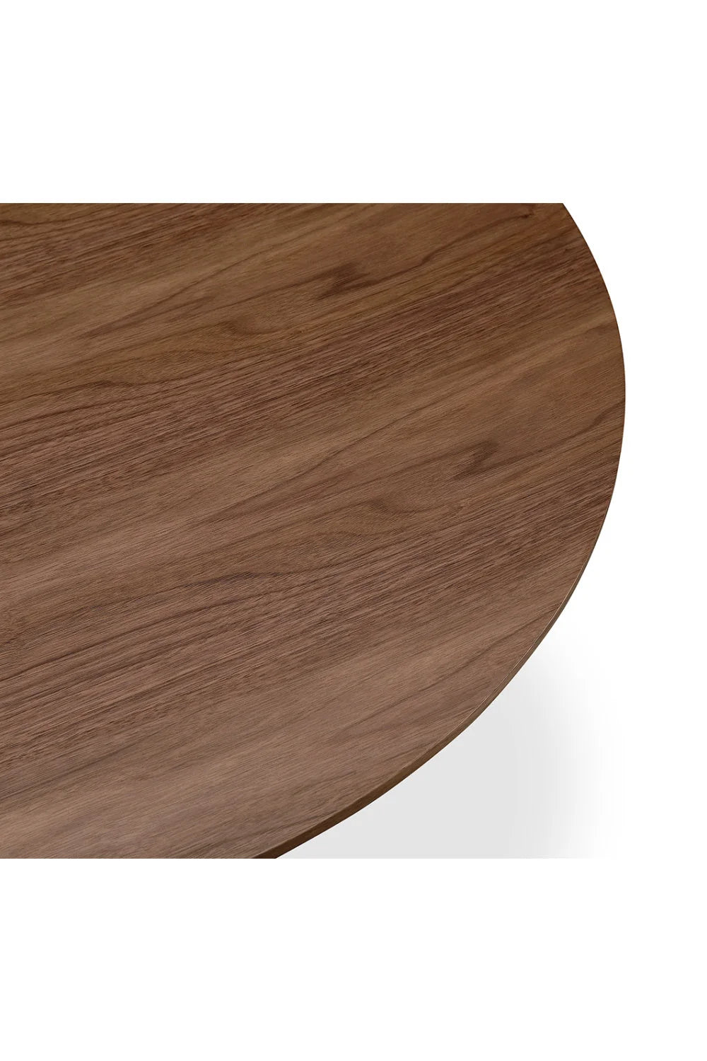 Luxury Otago Round Oak Veneer Coffee Table Modern Italian Style for Villa