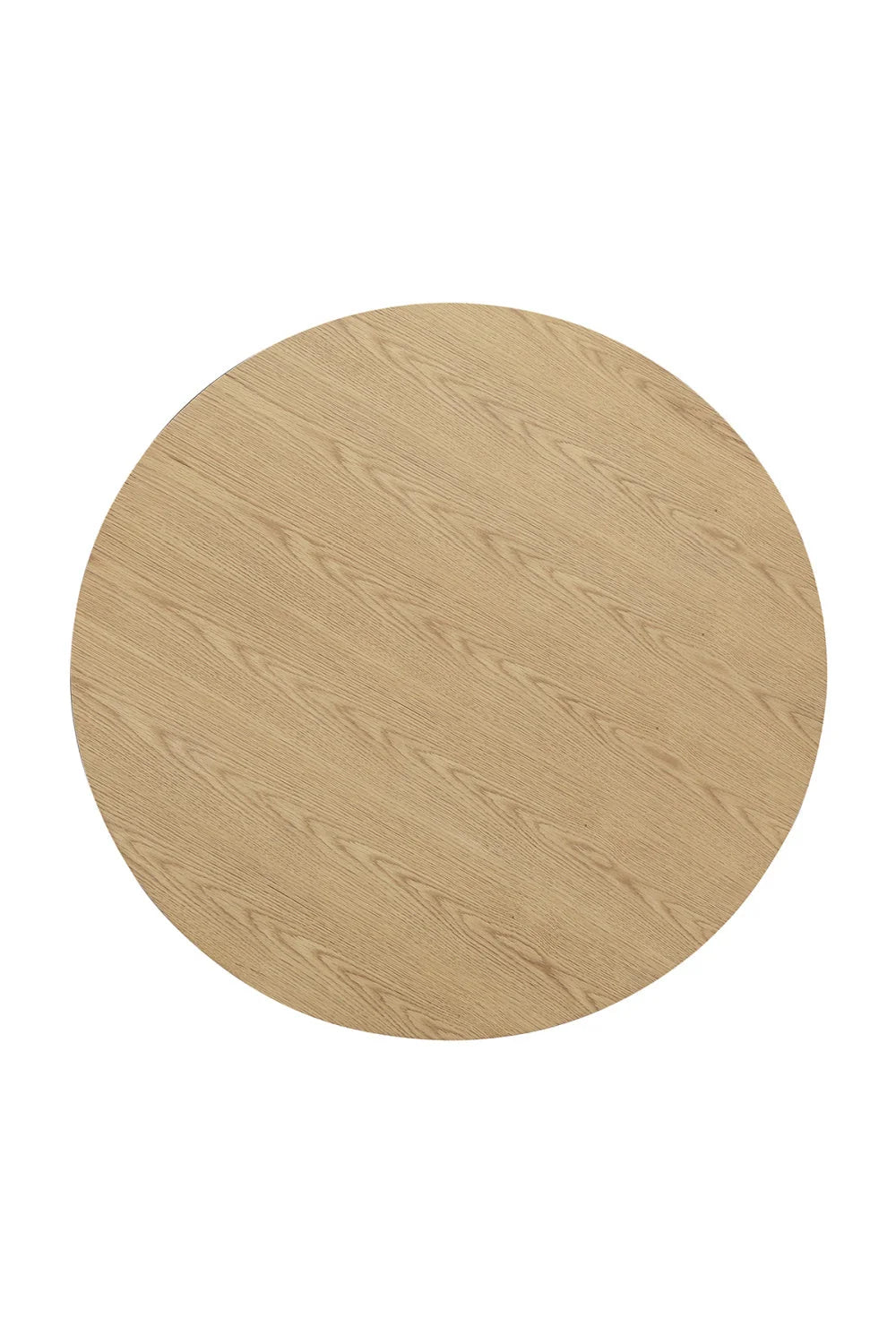 Luxury Otago Round Oak Veneer Coffee Table Modern Italian Style for Villa
