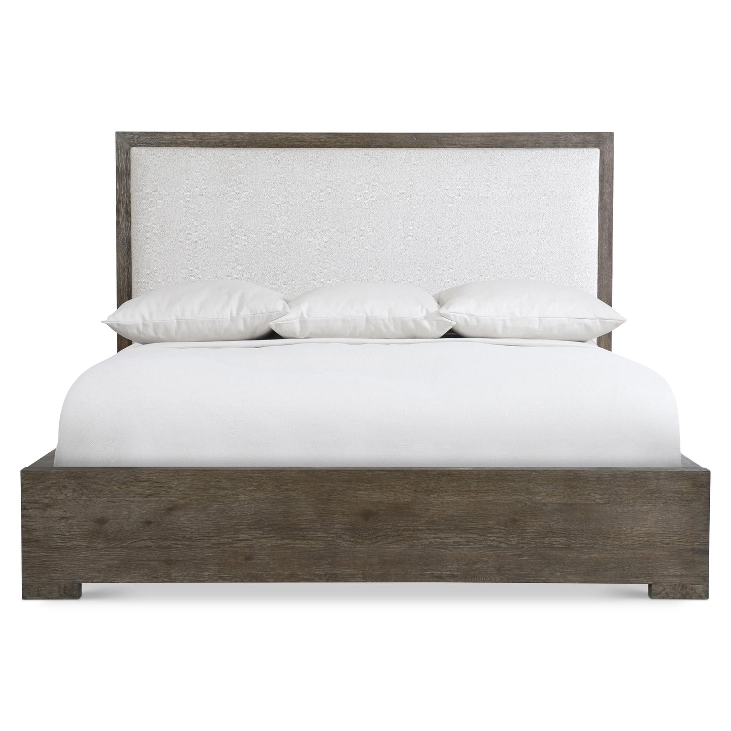 Luxury Outline Fabric Panel Bed Modern Italian Style for Villa