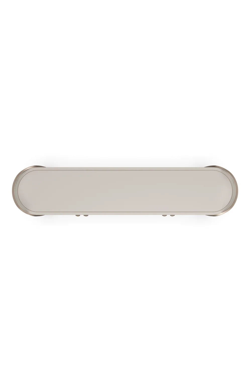 Luxury Oval 4-Door Media Cabinet Modern Italian Style for Villa