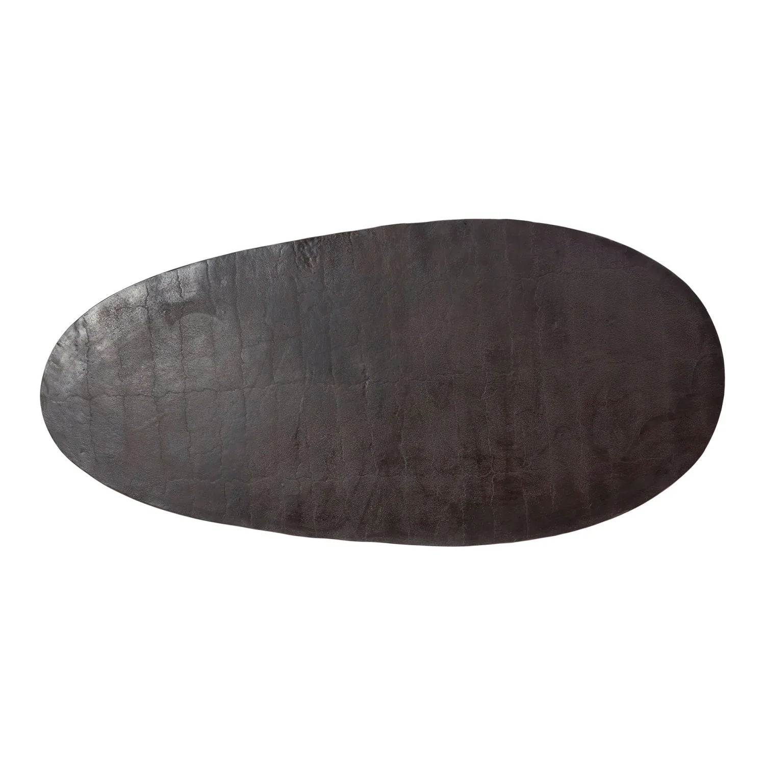 Luxury Oval Aluminum Coffee Table Modern Italian Style for Villa