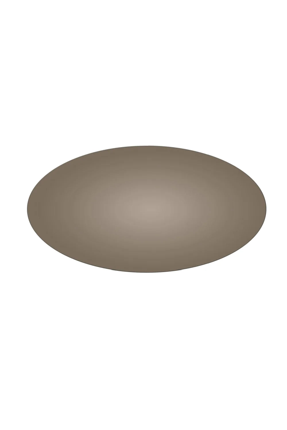 Luxury Oval Mirrored Dining Table Modern Italian Style for Villa