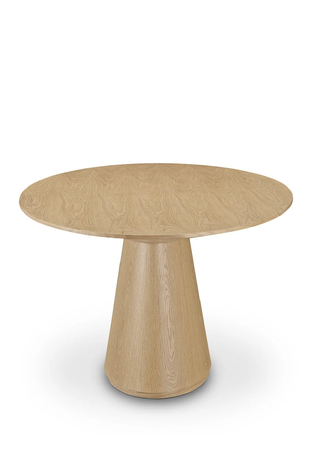 Luxury Oval Natural Oak Dining Table Modern Italian Style for Villa