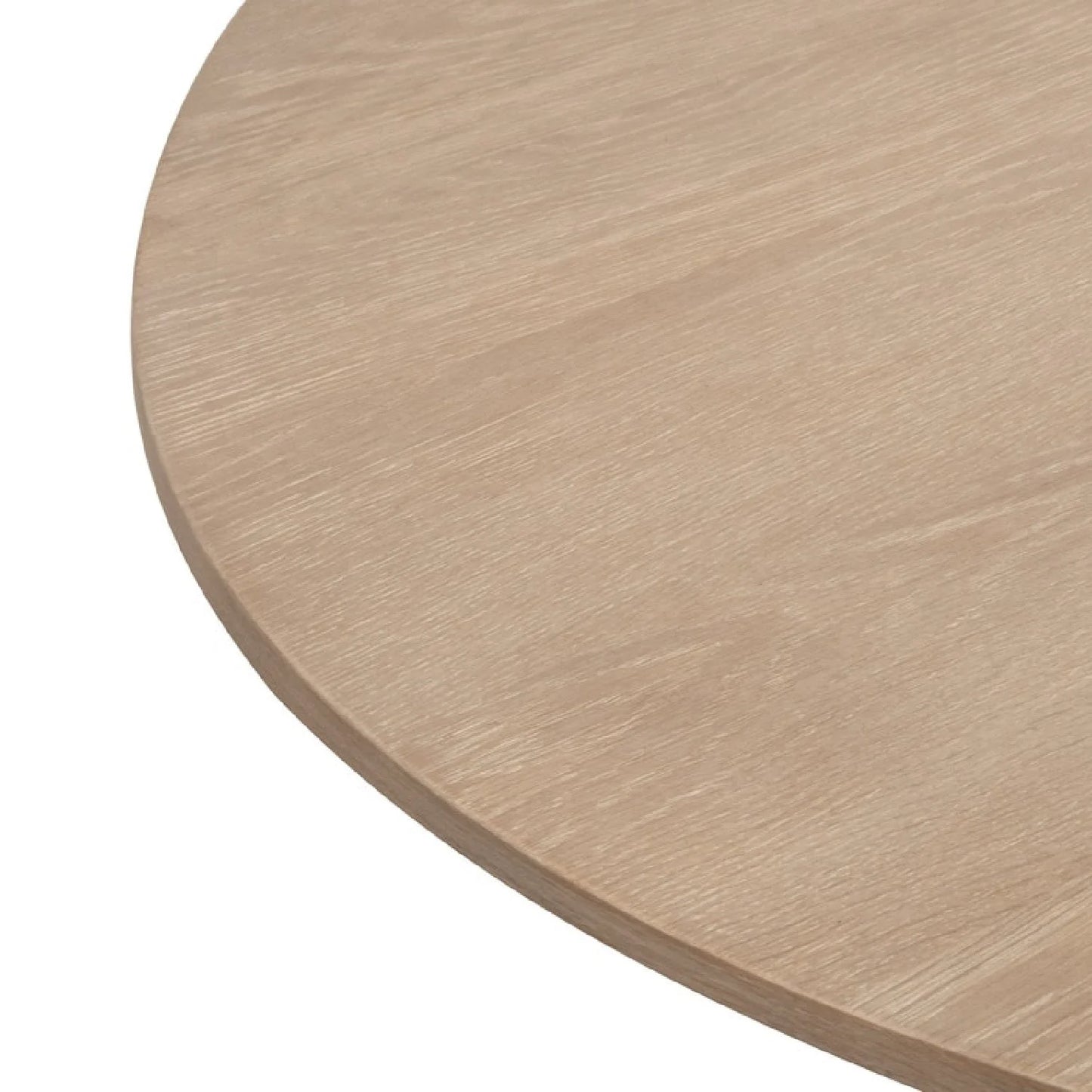 Luxury Oval Smoke Gray Oak Dining Table Modern Italian Style for Villa
