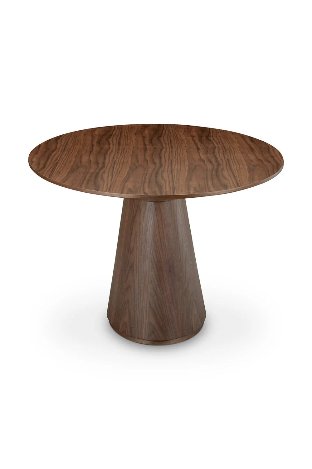 Luxury Oval Walnut Dining Table Modern Italian Style for Villa