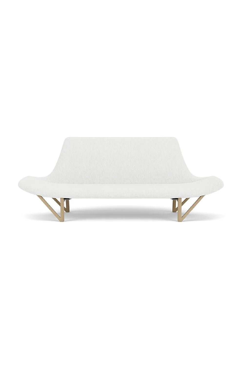Luxury Pagode Wooden V-Leg Sofa Modern Italian Style for Villa