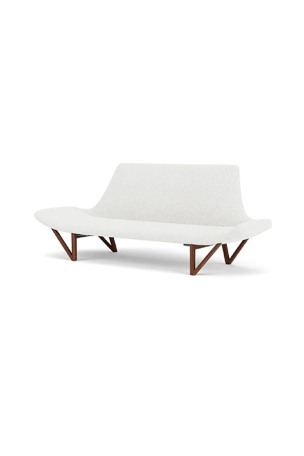 Luxury Pagode Wooden V-Leg Sofa Modern Italian Style for Villa