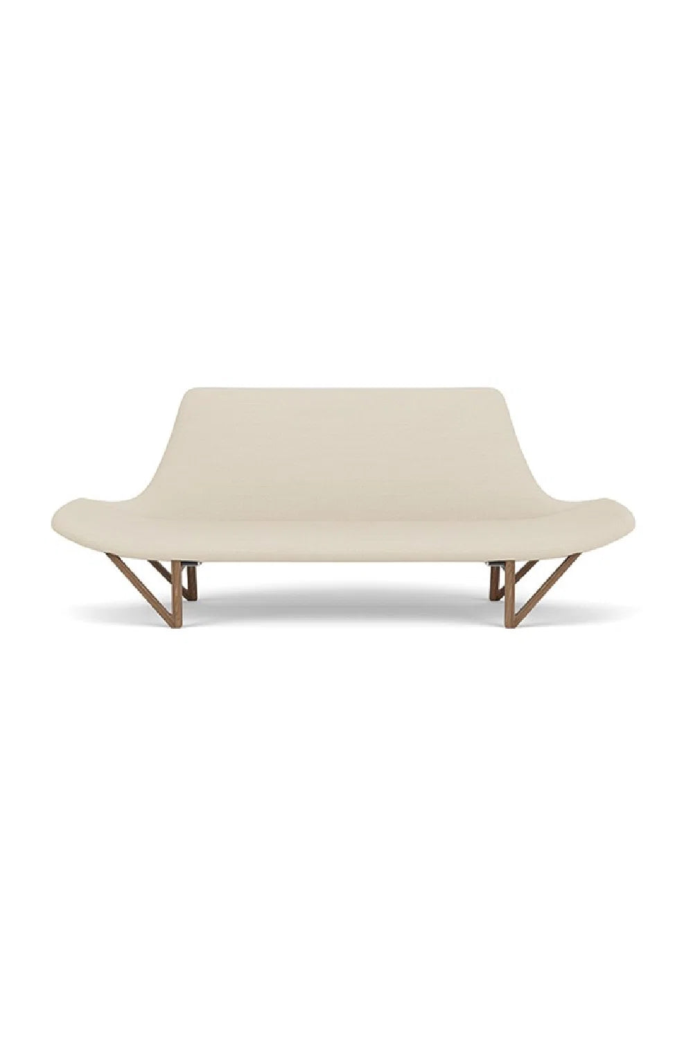 Luxury Pagode Wooden V-Leg Sofa Modern Italian Style for Villa