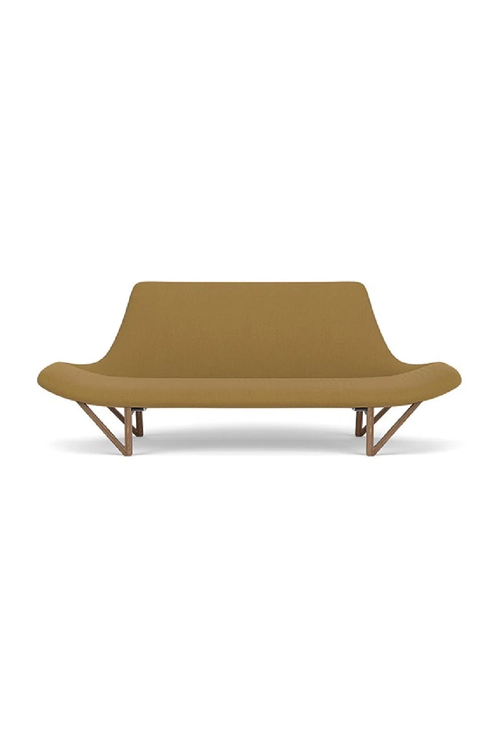 Luxury Pagode Wooden V-Leg Sofa Modern Italian Style for Villa