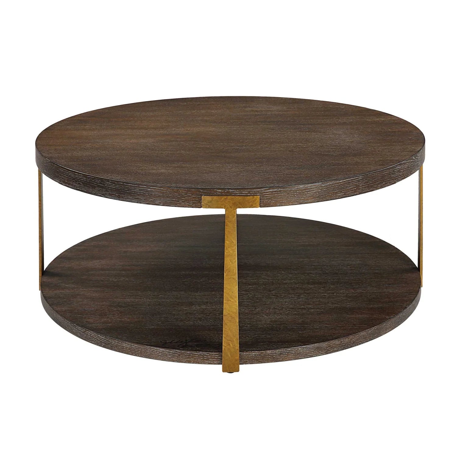 Luxury Palisade Oak Coffee Table Modern Italian Style for Villa