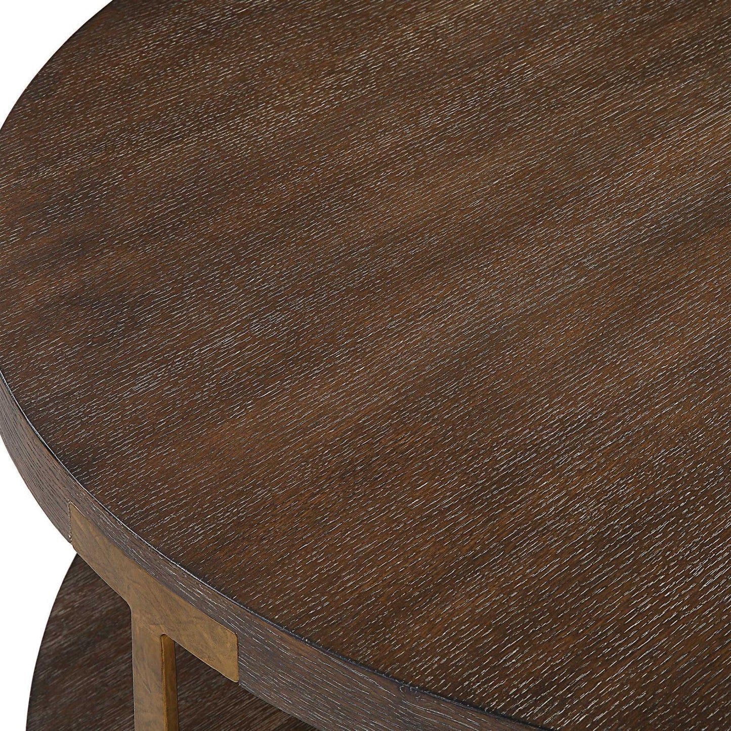 Luxury Palisade Oak Coffee Table Modern Italian Style for Villa