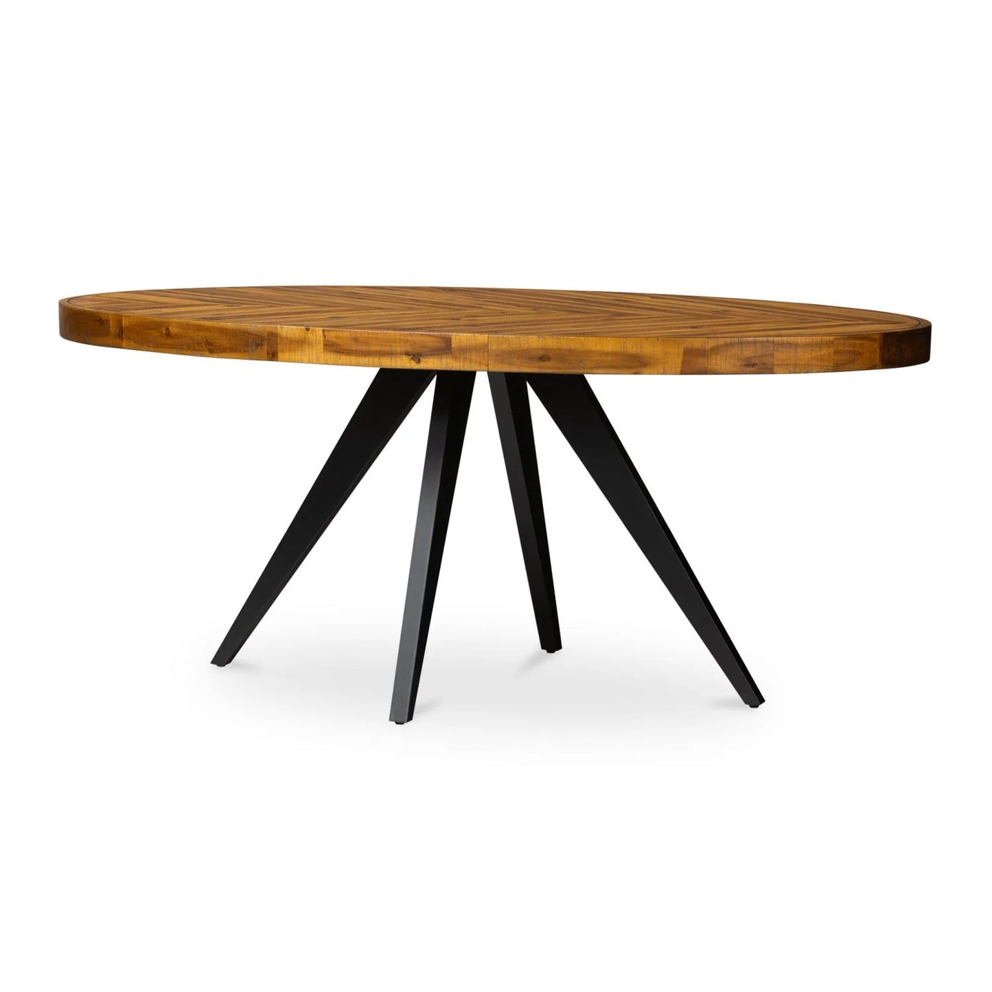 Luxury Parq Parquet Wooden Dining Table Modern Italian Style for Villa