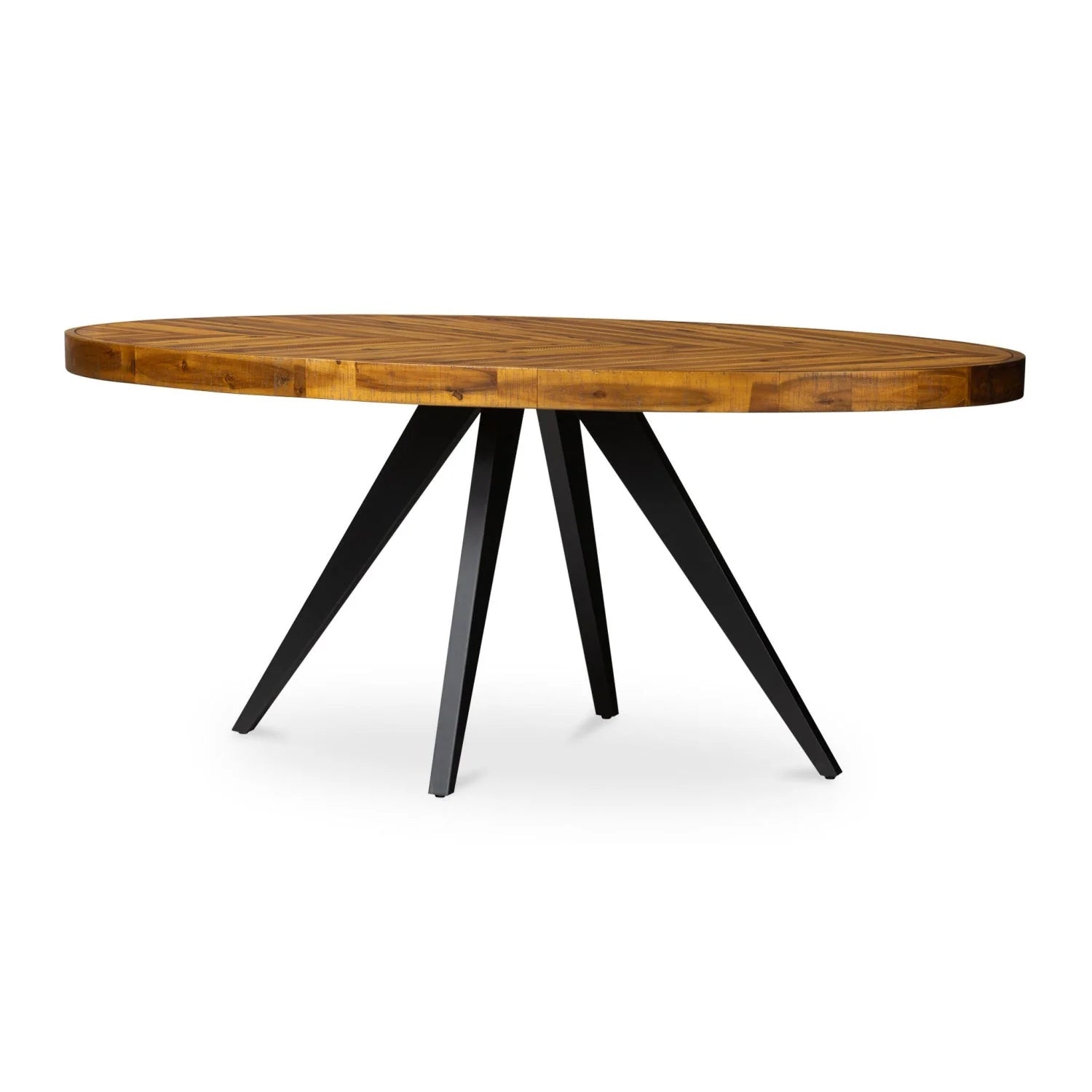 Luxury Parq Parquet Wooden Dining Table Modern Italian Style for Villa