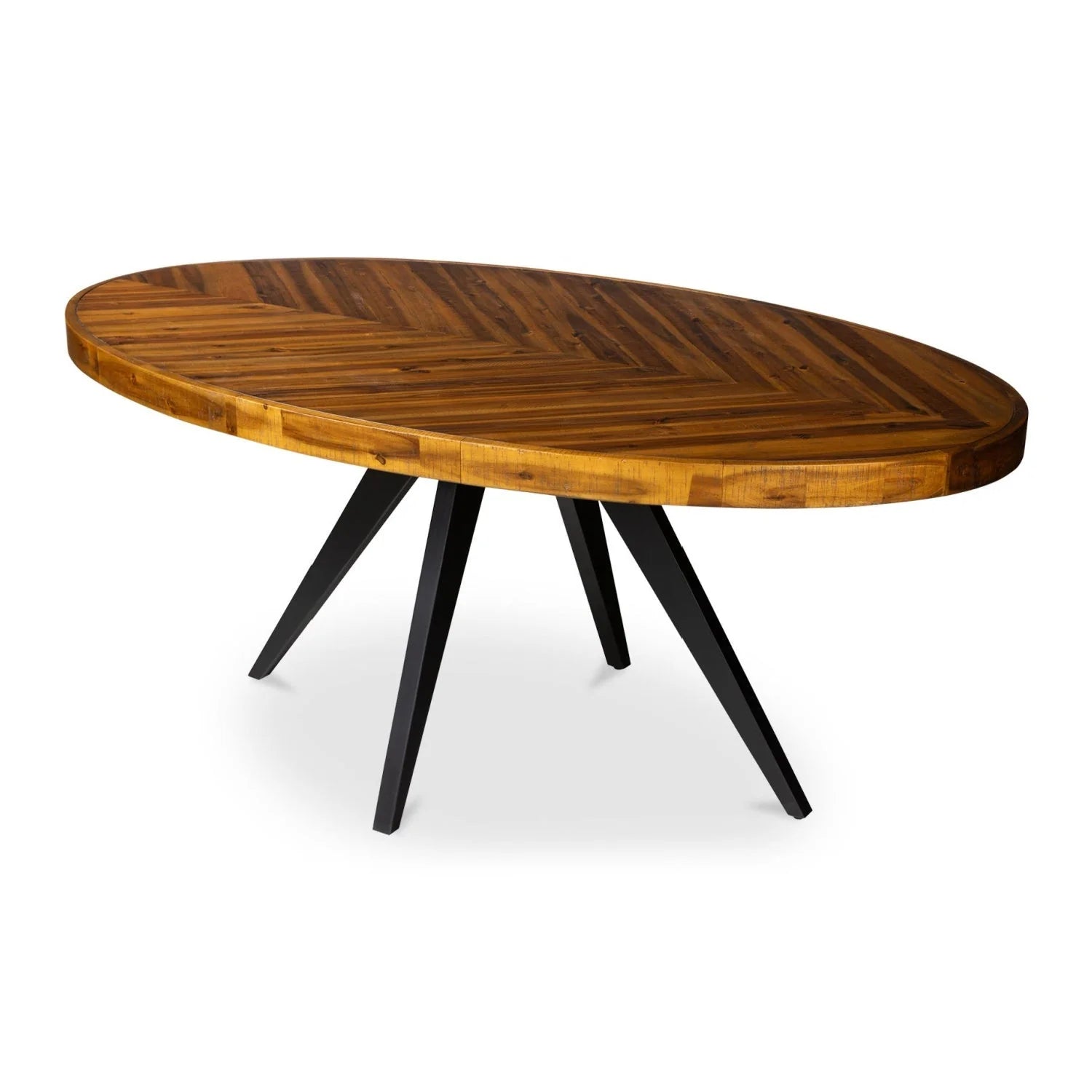 Luxury Parq Parquet Wooden Dining Table Modern Italian Style for Villa