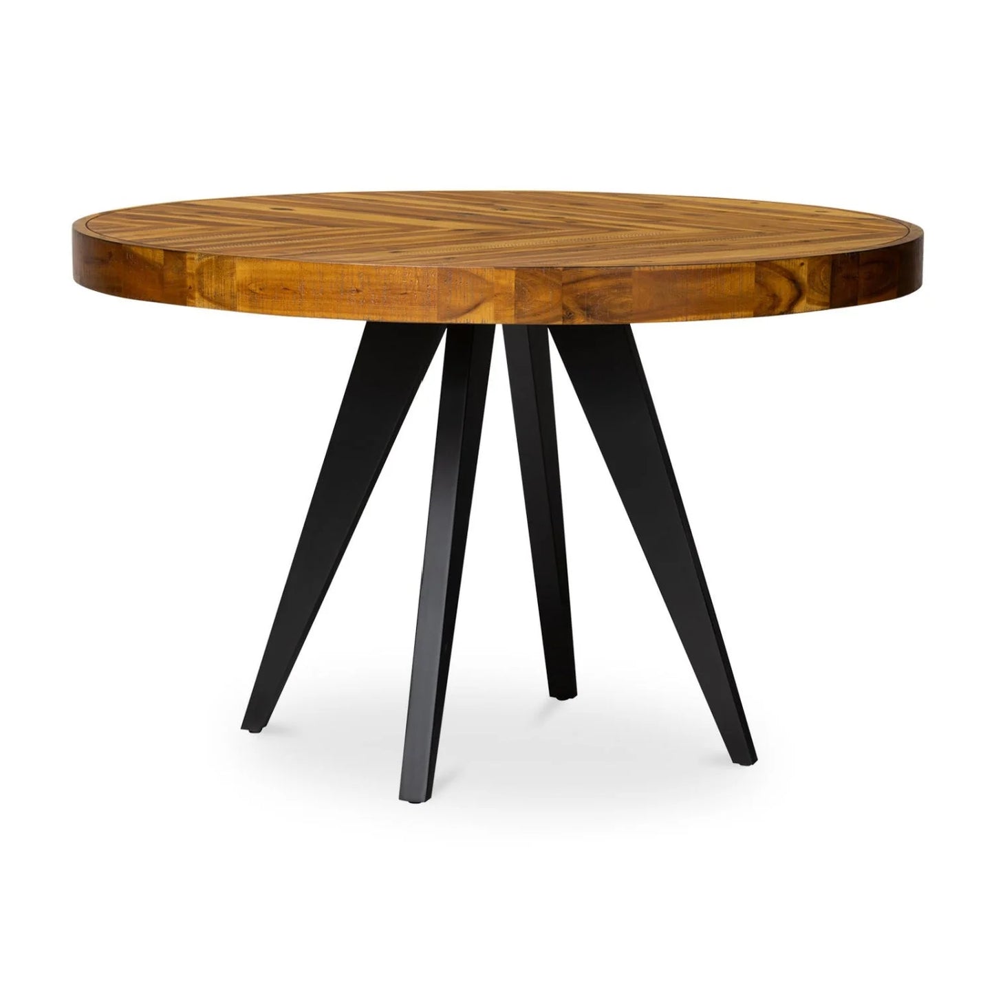 Luxury Parq Parquet Wooden Dining Table Modern Italian Style for Villa