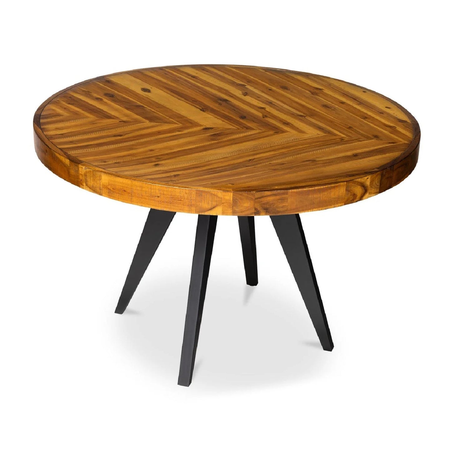 Luxury Parq Parquet Wooden Dining Table Modern Italian Style for Villa