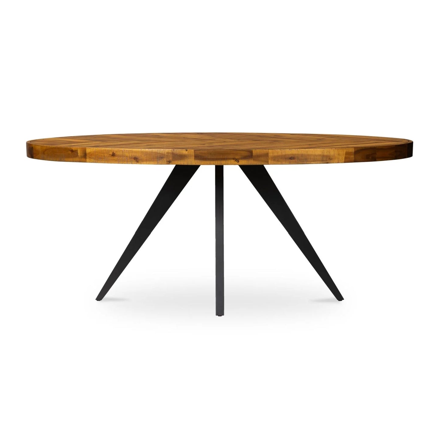 Luxury Parq Parquet Wooden Dining Table Modern Italian Style for Villa