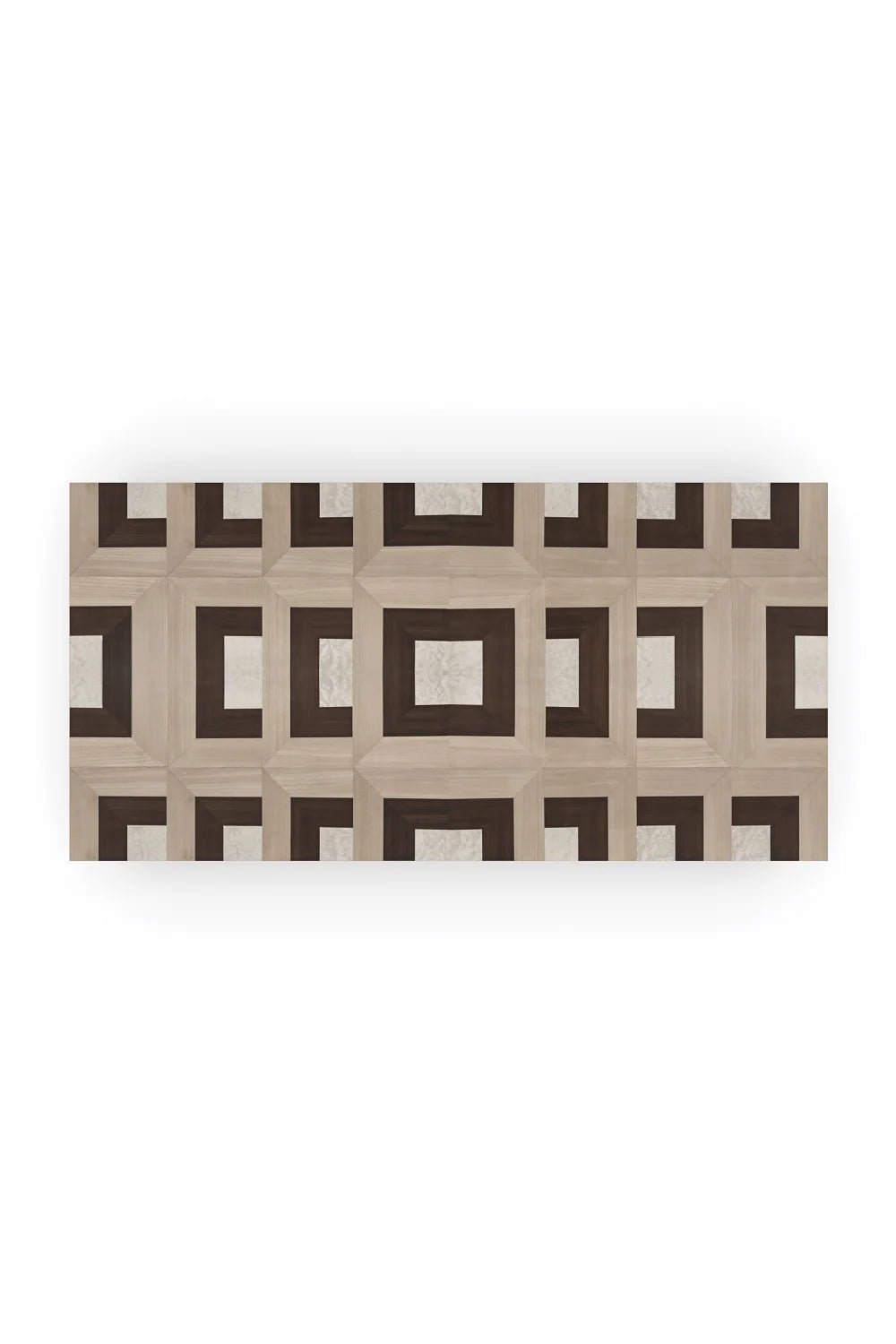 Luxury Parquet Rectangular Coffee Table Modern Italian Style for Villa